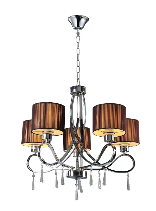 Elmark Lily luster 5XE27 hrom 650X590mm