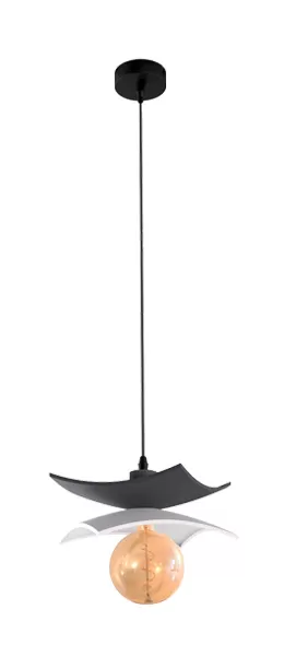 Elmark Robby viseća svetiljka 1xE27 crno-bela