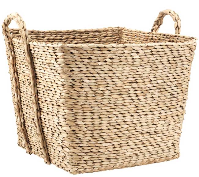 Pletena korpa sa ručkama Solmarin 40x40x31