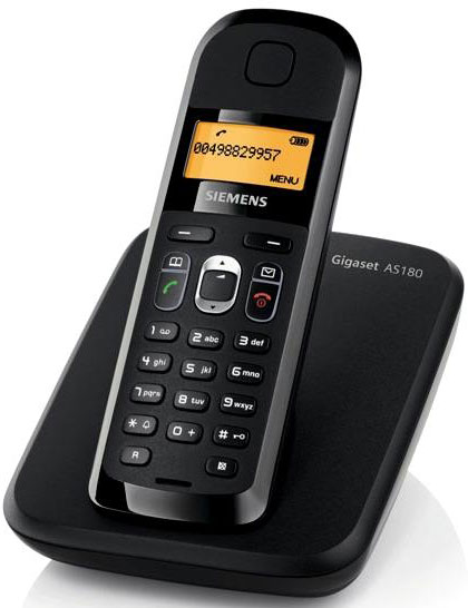 Bežični fiksni telefon Siemens Gigaset AS180 - ECO DECT