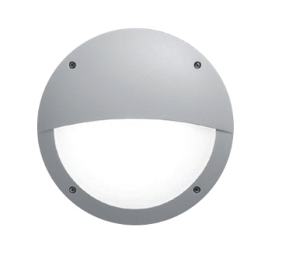 Elmark lampa Perete Lucia el 1XE27 IP66 siva