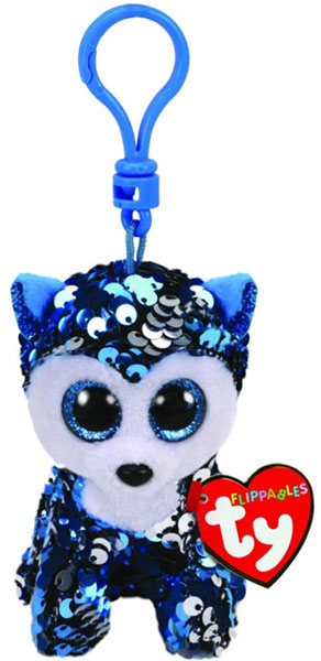 TY Beanie Boos Privezak Plišana igračka Svetlucavi haski Slush 35305