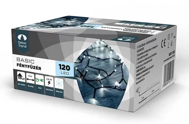 Novogodišnje lampice za spoljnu i unutrašnju upotrebu Hladno bela 120 LED KDT 122