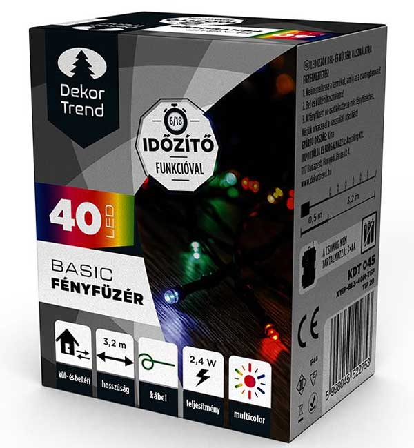 Novogodišnje lampice na baterije Multicolor 40 LED KDT 045