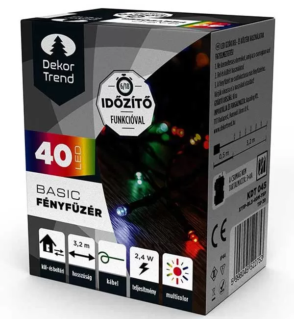 Novogodišnje lampice na baterije Multicolor 40 LED KDT 045