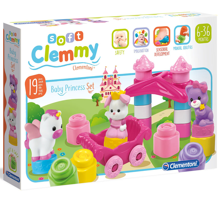 Clementoni Clemmy Gumene kocke  Princeza 17203