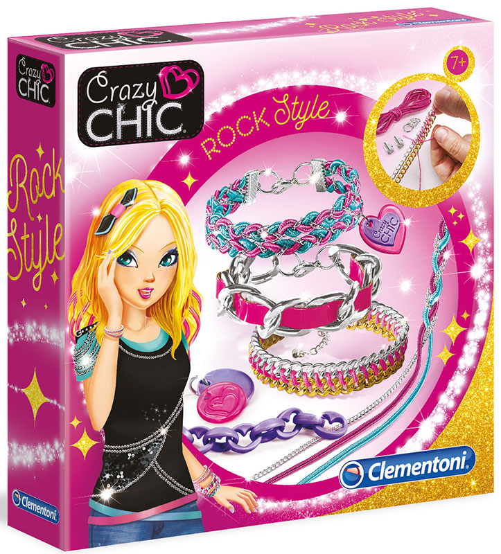 Crazy Chic Kreiraj rokerske narukvice Clementoni 15134
