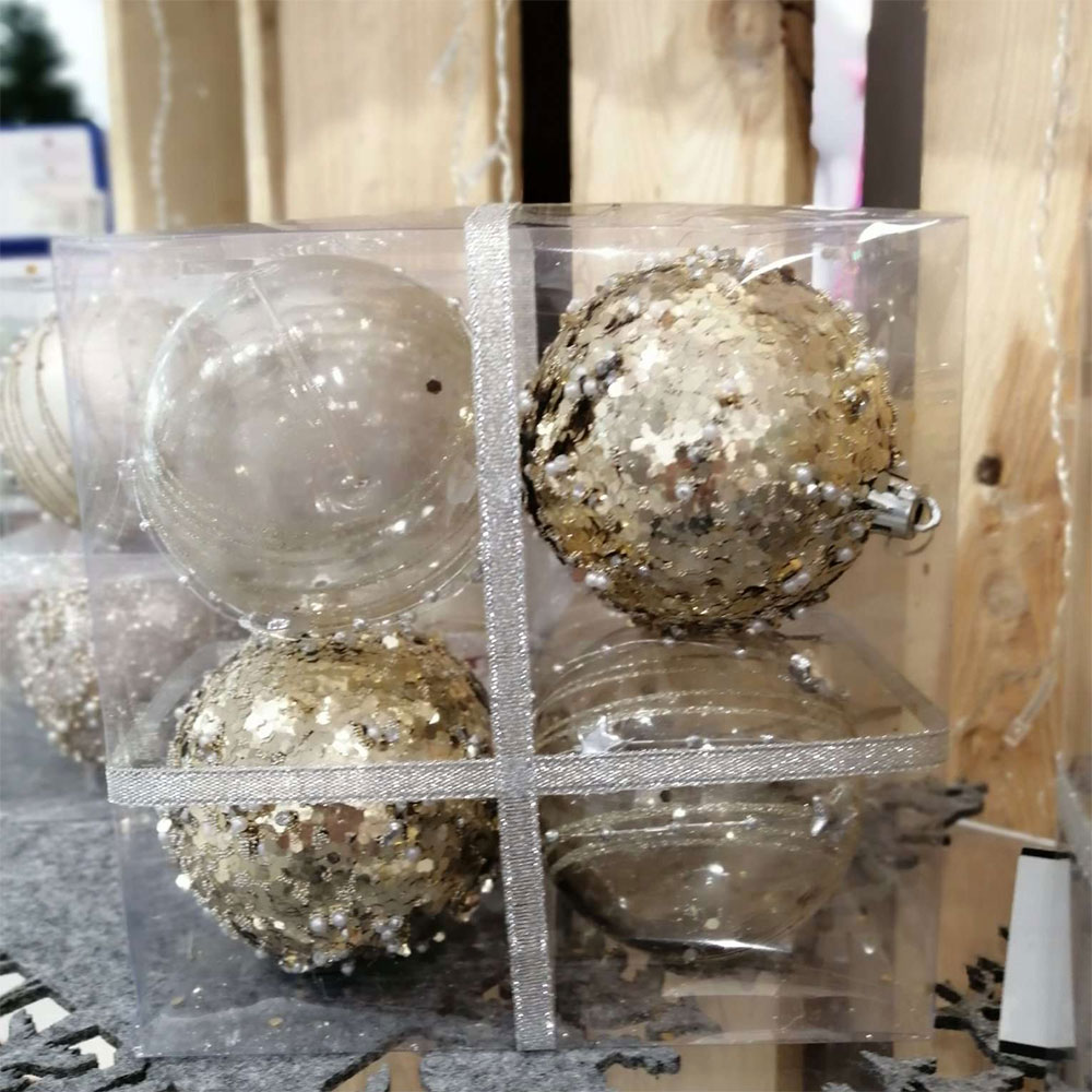 Kugle Za Jelku Icy special 4 Komada u Pakovanju