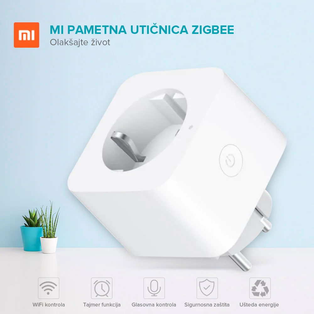 Xiaomi Pametna Utičnica Mi Smart Plug Zigbee - Image 1
