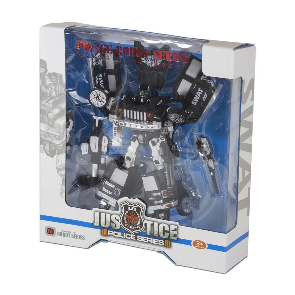 BEST LUCK Robot Transformer Policajac POLICIJA Justice BE338031 - Image 1