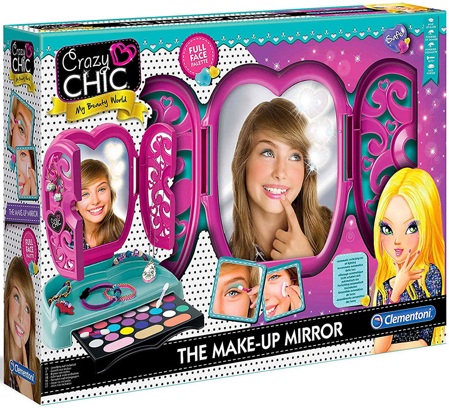 CLEMENTONI Crazy Chic Set za šminkanje OGLEDALCE Šminka Ulepšavanje CL18541