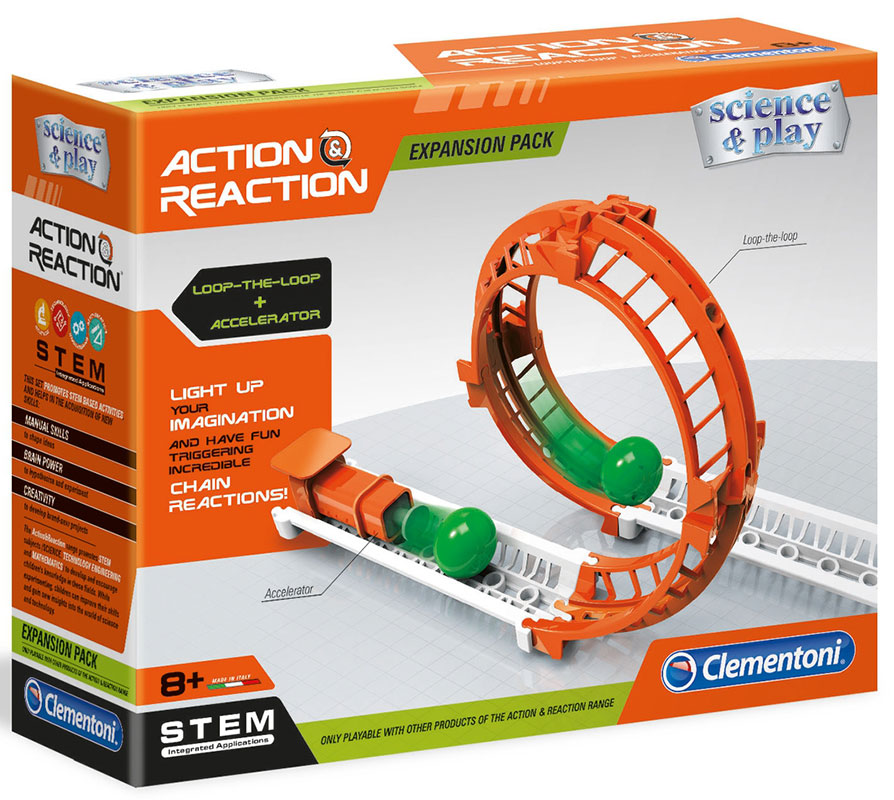 CLEMENTONI Science and Play ACTION AND REACTION Dodaci Petlja i akcelerator CL19115