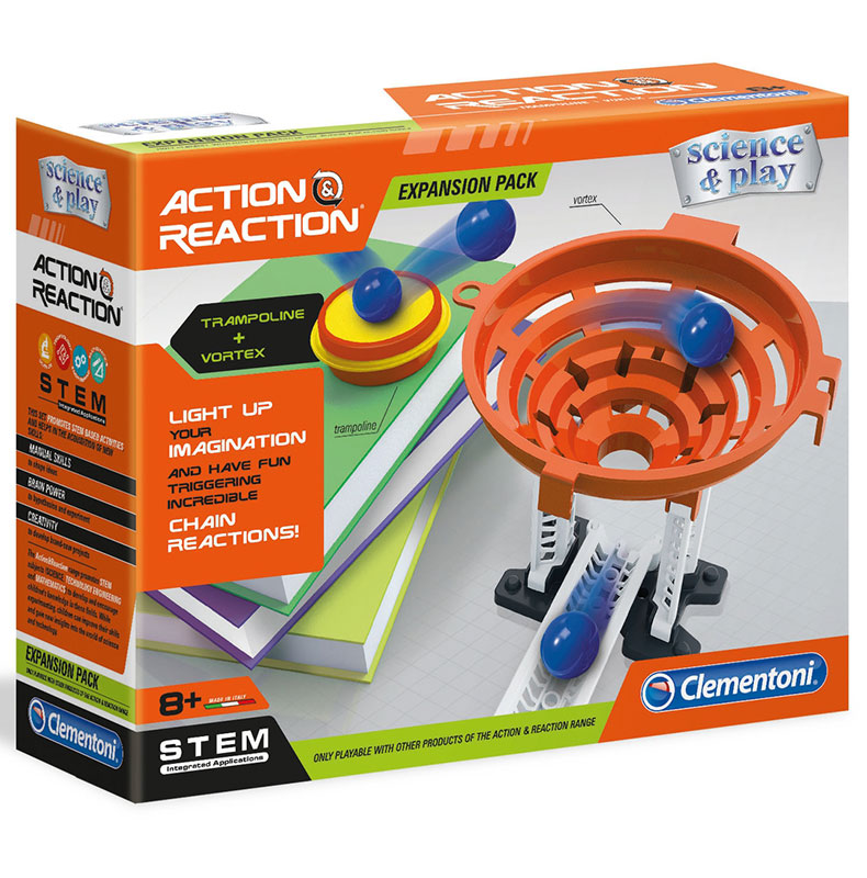 CLEMENTONI Science and Play ACTION AND REACTION Dodaci TRAMPOLINA set CL19116