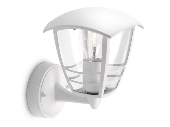 Creek spoljašnja zidna svetiljka bela - na gore 1x60W