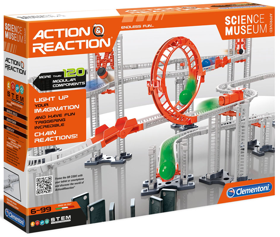 CLEMENTONI Science ACTION AND REACTION Set CL61786