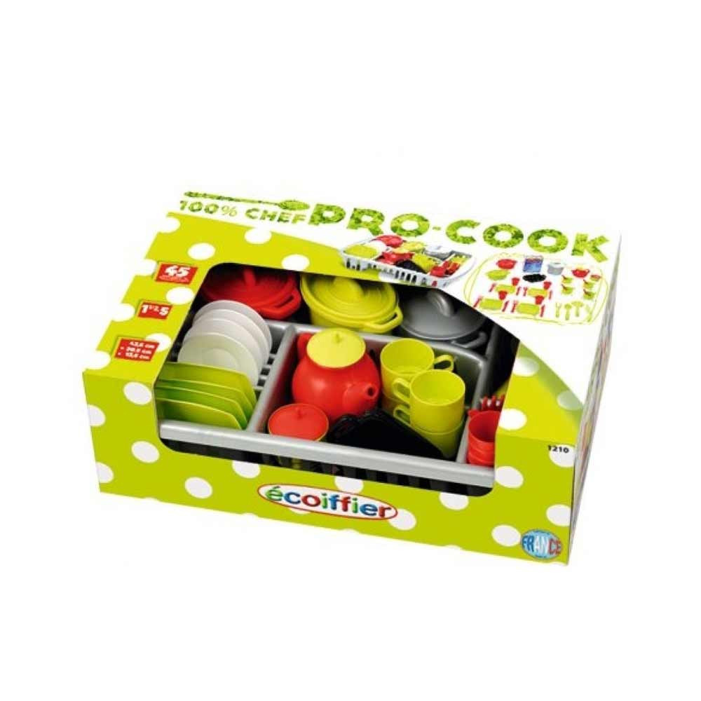 ECOIFFIER Sušilica sa posuđem 45 delova Role-play SM000908