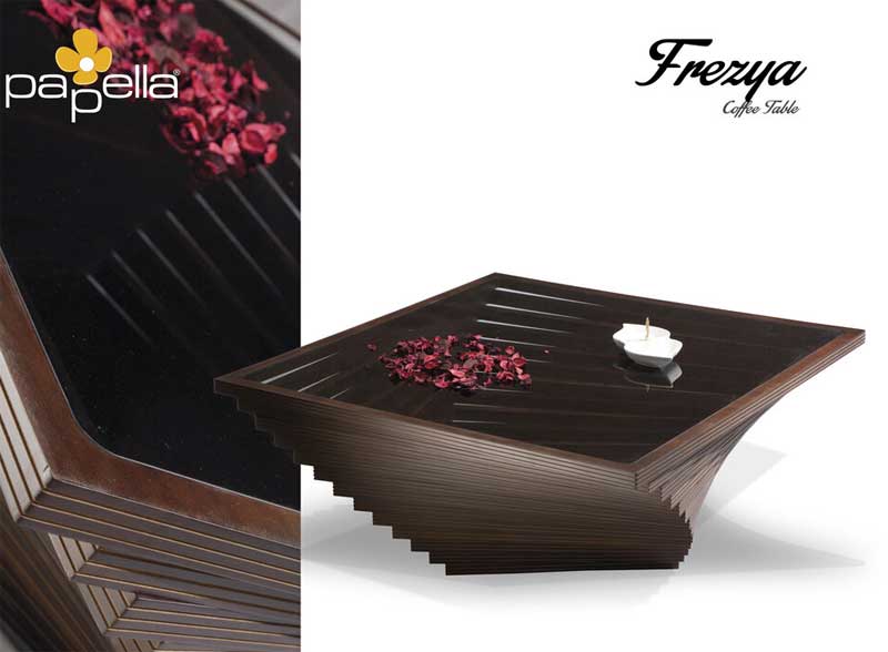 Klub sto Frezya Tamni orah