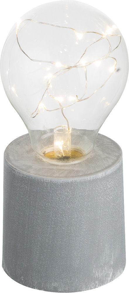 Globo stona lampa Goldy 28100-24 okrugla beton siva