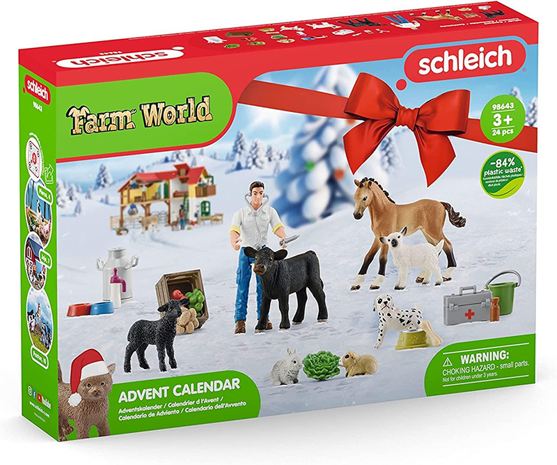 Schleich® figure Domaće životinje Božićni kalendar 98643
