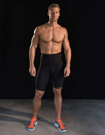 Kompresivni šorts sa visokim pojasom model 625