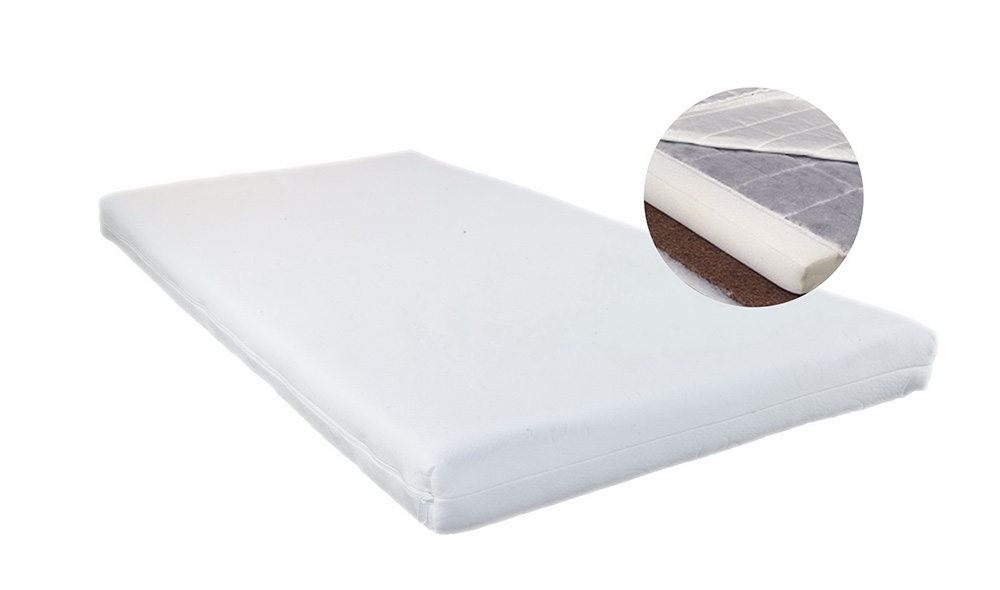 Dečiji dušek sa jezgrom od kokosove pene beli 160x80 7415