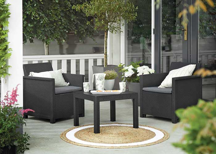 Baštenska garnitura Emma Graphite 246123 - Image 1