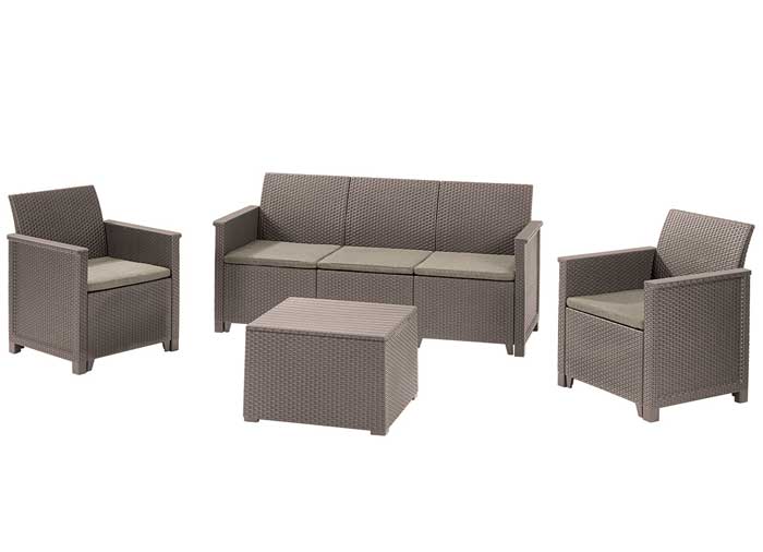 Baštenska garnitura Emma 3 seater Cappuccino 246144