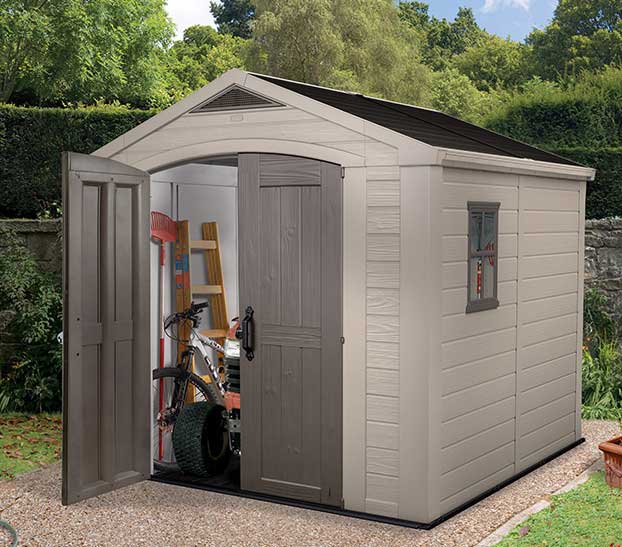 Pomoćna baštenska montažna kućica - Šupa Keter Factor bež 230453 - Image 1