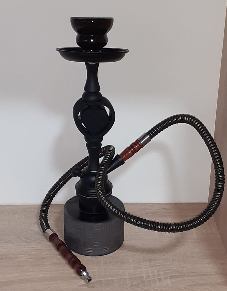 Nargila Alcan 38-40cm mat srce crno 6360 - Image 1