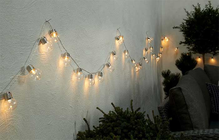 Niz od 50 LED Sijalica 12m Transparent