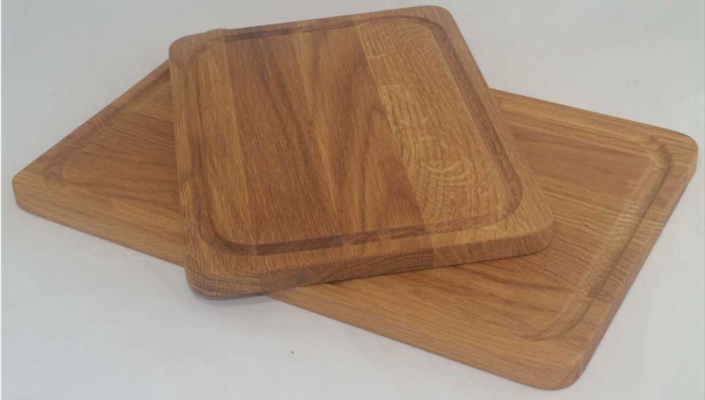 Kuhinjska daska sa kanalom 300 x 220 x 15mm od hrasta