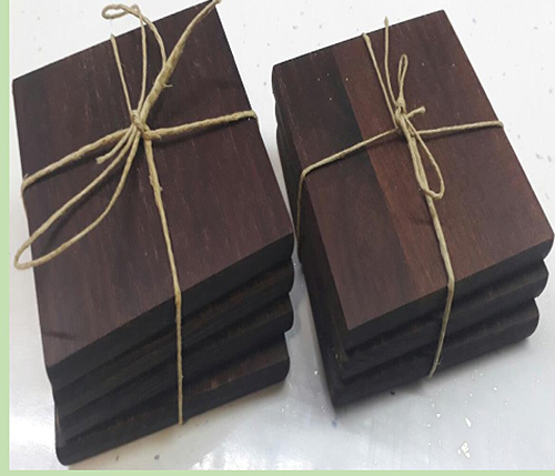 Podmetači za čaše Set 4u1 90 x 90 x10 mm