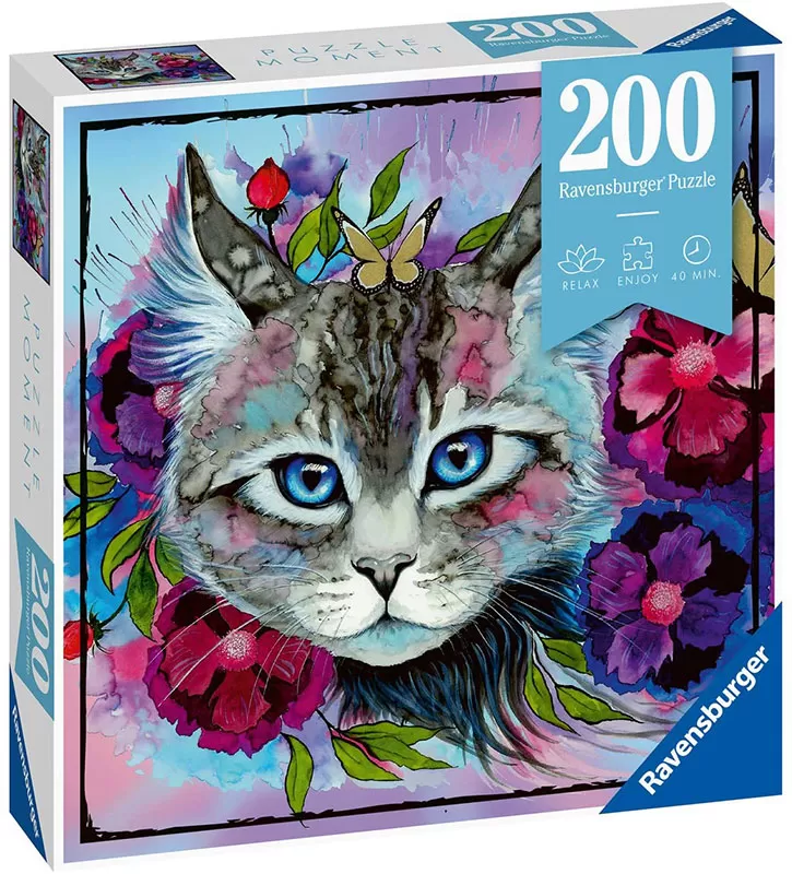 Ravensburger Puzzle moment Slagalica za odrasle 200 delova - Mačije oči 12960