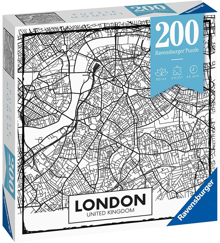 Ravensburger Puzzle moment Slagalica za odrasle 200 delova - Mapa Londona 12963
