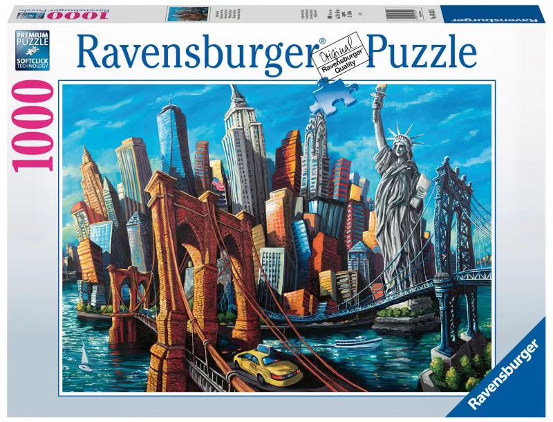 Ravensburger Puzzle 1000 - Dobro došli u Njujork 16812