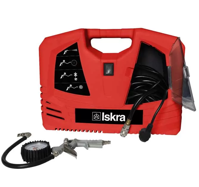Iskra Prenosni kompresor 1100W 8 bara BC1100