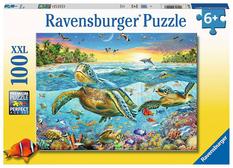 Ravensburger Slagalica 100 delova Plivaj sa morskim kornjačama 12942