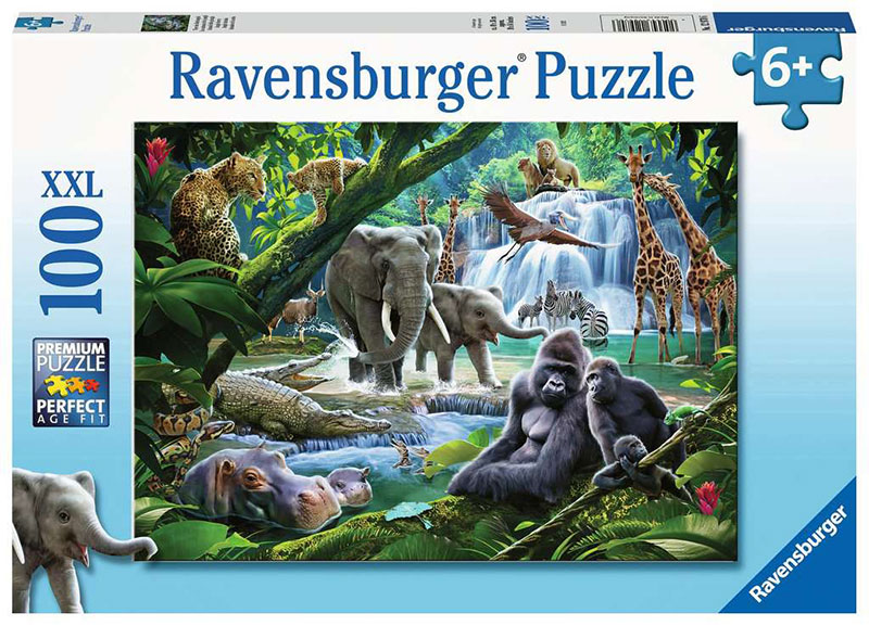 Ravensburger Slagalica 100 delova Porodice u džungli 12970