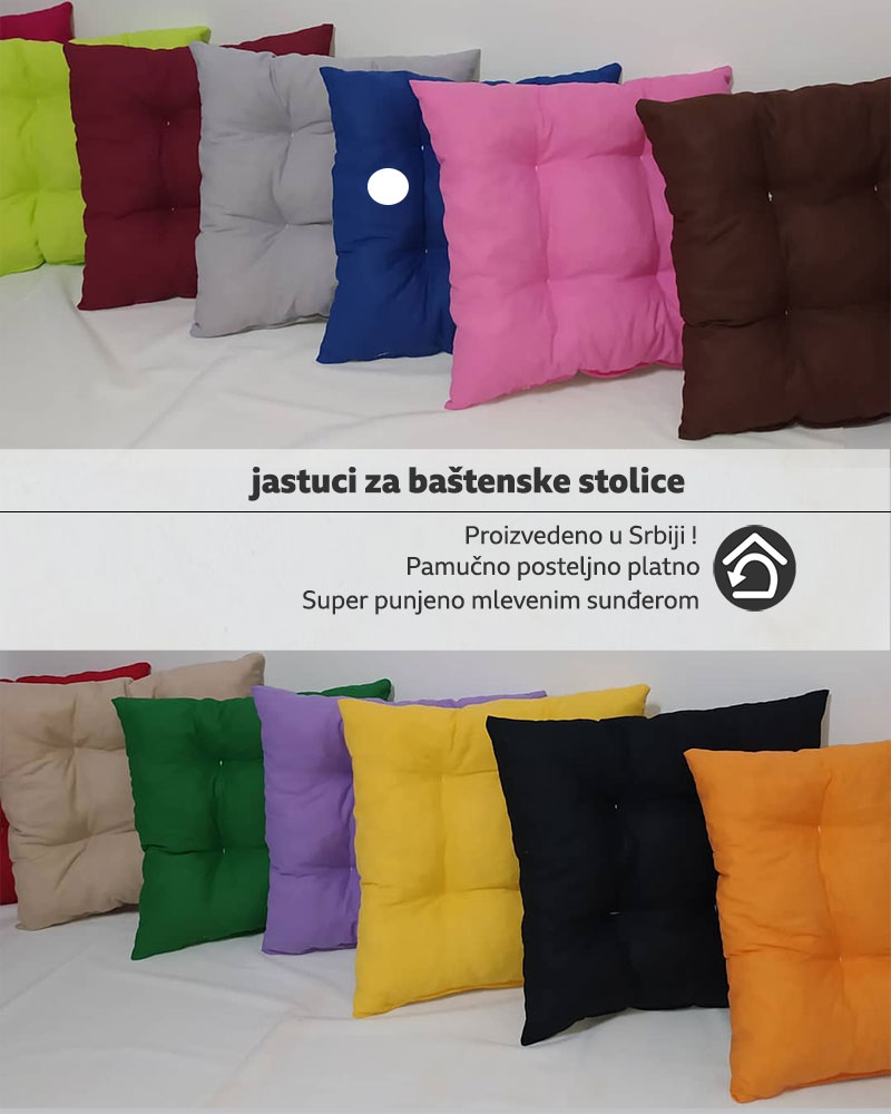 Sedalica Jastuk Za Baštensku Stolicu 40 x 40 cm Blue