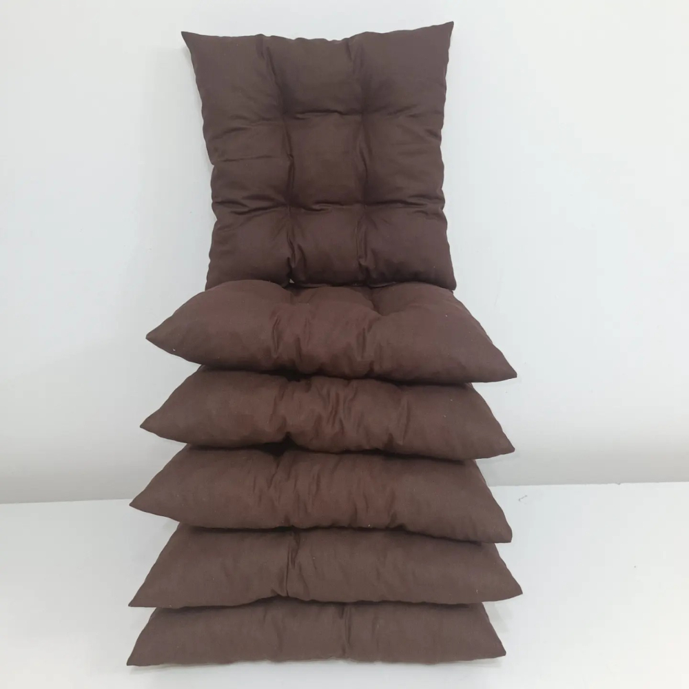 Pamučni Podmetač Za Stolicu 50 x 50 cm Brown - Image 1