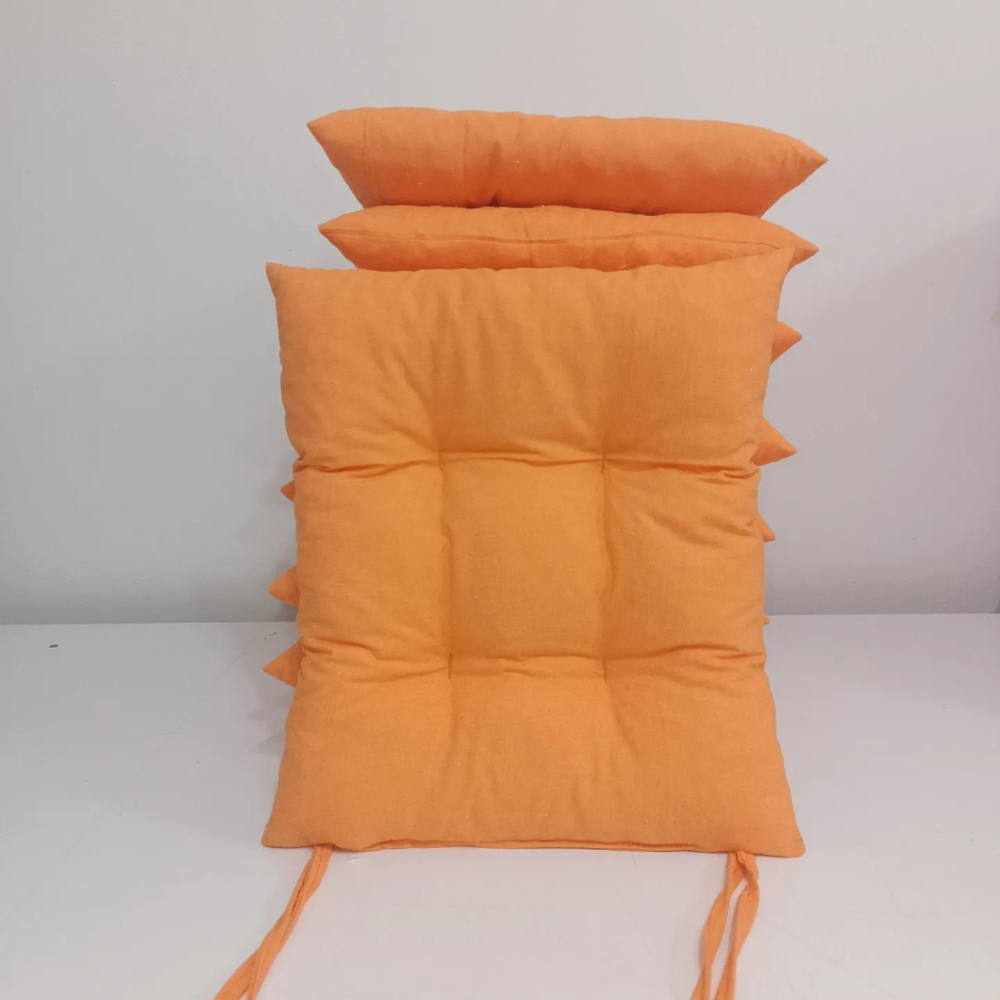Pamučni Podmetač Za Stolicu 50 x 50 cm Orange - Image 1