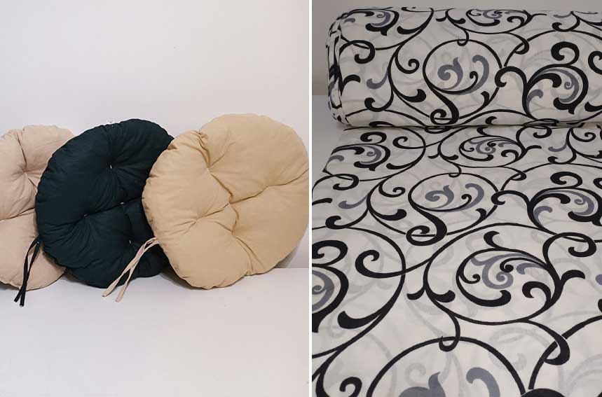 Okrugli jastuk sedalica za stolice 50 cm - BGW - Image 1