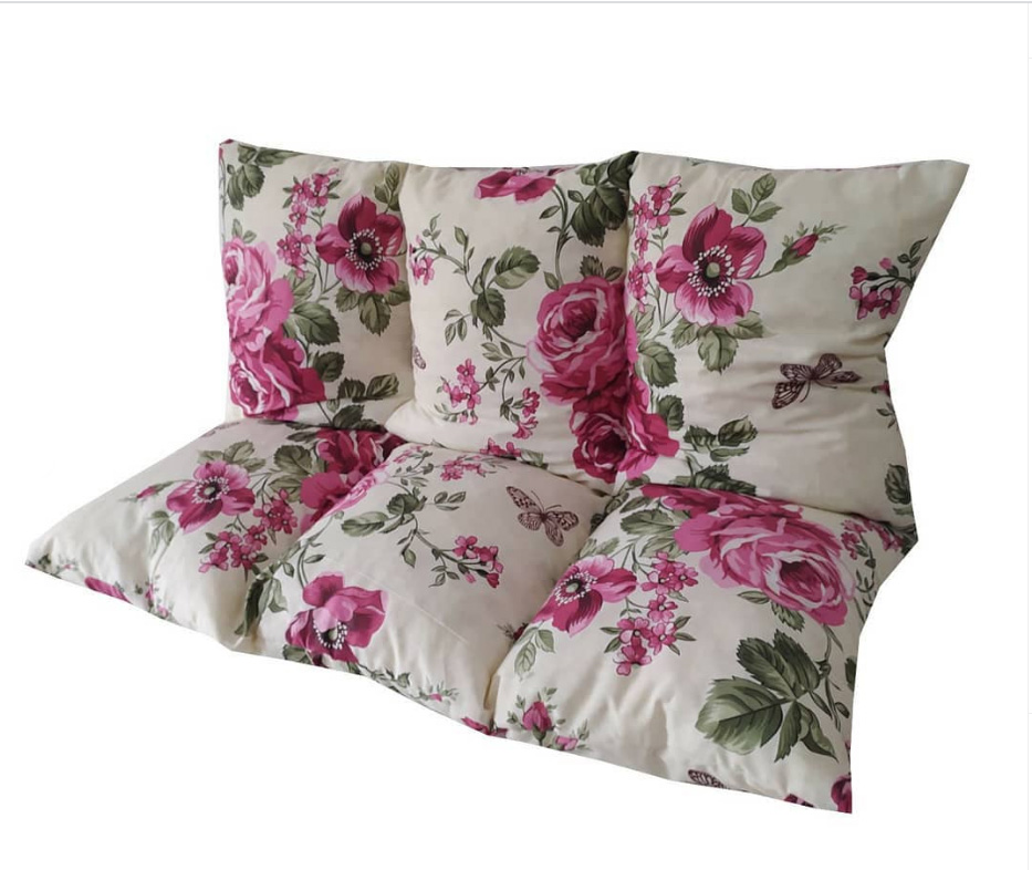 Jastuk Za Baštensku Ljuljašku 100 x 50 x 50 cm PINK FLO - Image 1