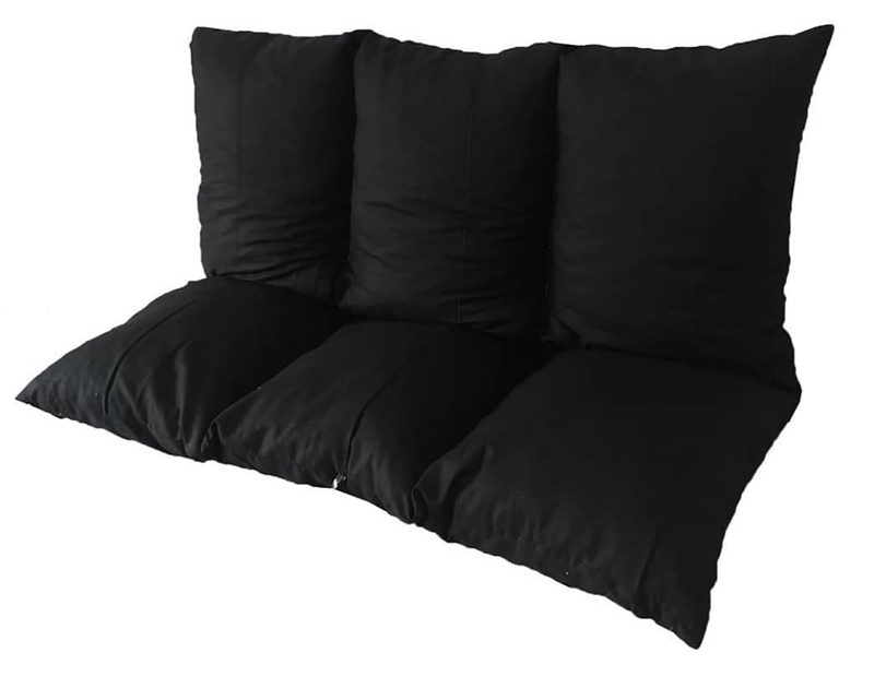 Jastuk Za Baštensku Ljuljašku 120 x 50 x 50 cm BLACK - Image 1
