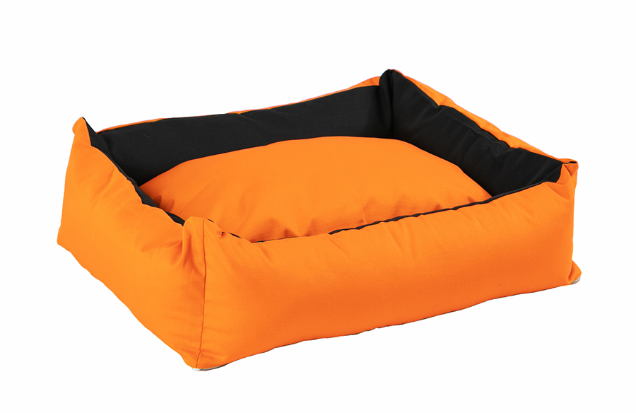 Krevet za psa Square Orange-Black 105cm Pet Line 62-6
