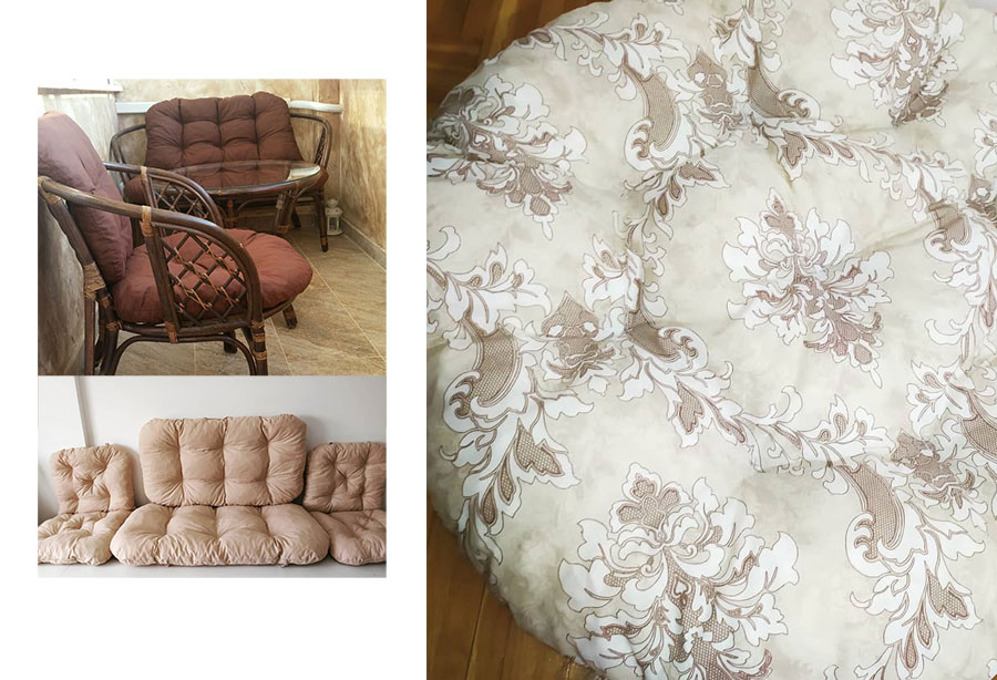 Jastuci za bambus ratan garnituru Bahama ART-NOUVEAU Beige