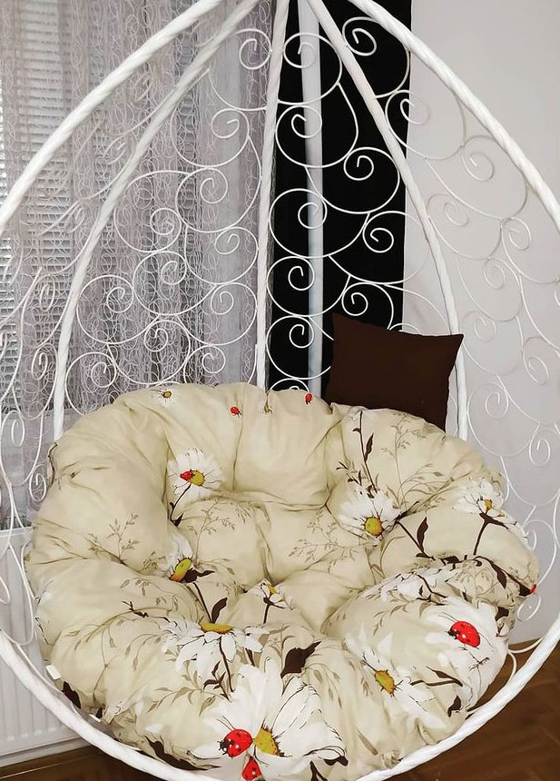 Okrugli jastuk sedalica za stolice 50 cm - Bele Rade - Image 1