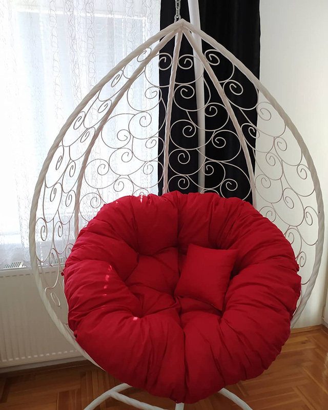 Jastuk Za Jaje Baštensku Ljuljašku - 100 cm RED