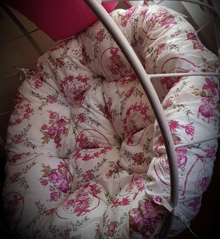 Jastuk Za Jaje Baštensku Ljuljašku - 120 cm - FLOURISH Pink