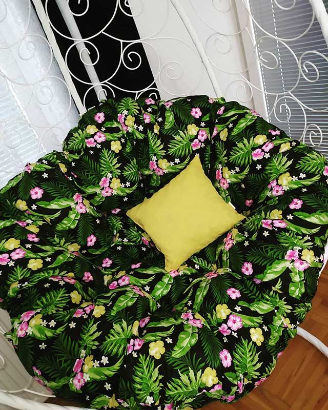 Jastuk Za Jaje Baštensku Ljuljašku - 140 cm - Green Flo